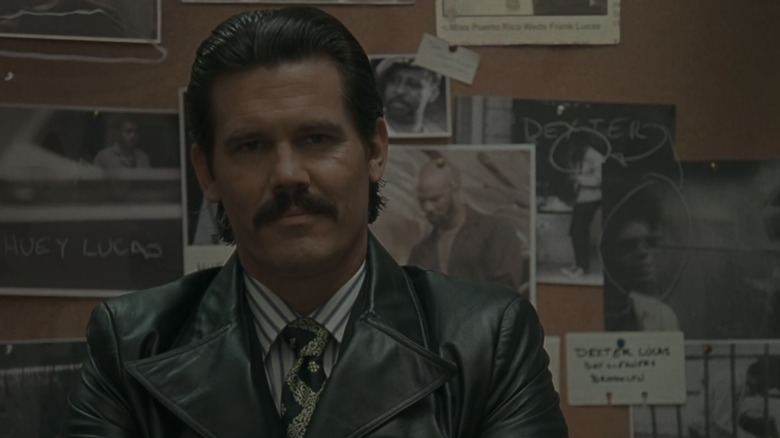 Josh Brolin in police station