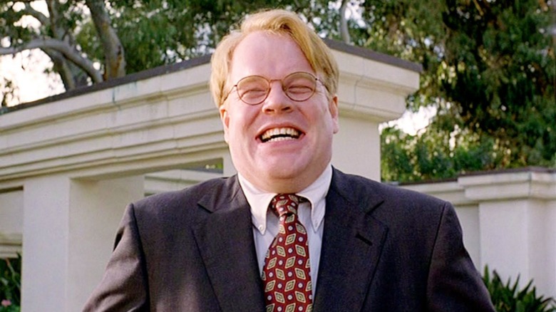 Philip Seymour Hoffman laughing