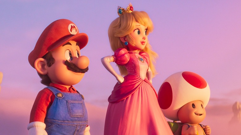 Super Mario Bros. Movie Peach and Toad 