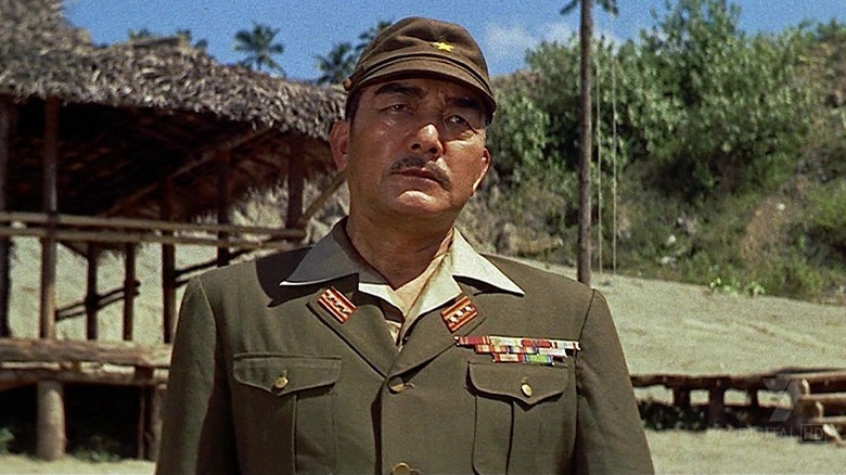 Colonel Saito in "The Bridge on the River Kwai"