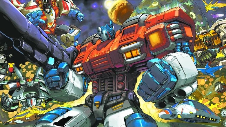 Transformers: The War Within capa Optimus Prime Megatron Starscream Bumblebee Prowl Grimlock Jazz Thundercracker