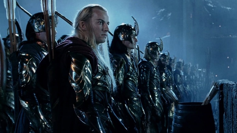 Haldir and the Elves at Helm's Deep