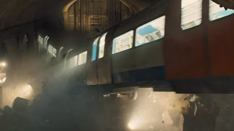 A train crash in Skyfall