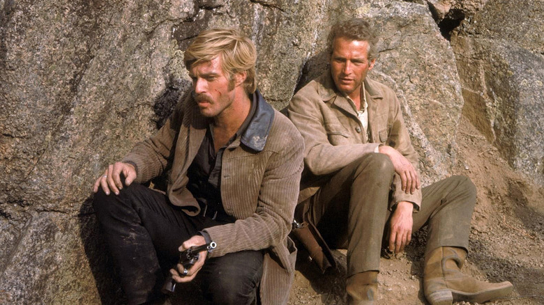 Butch Cassidy and the Sundance Kid couch behind rocks