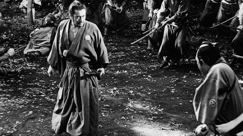 The showdown in Akira Kurosawa's Sanjuro