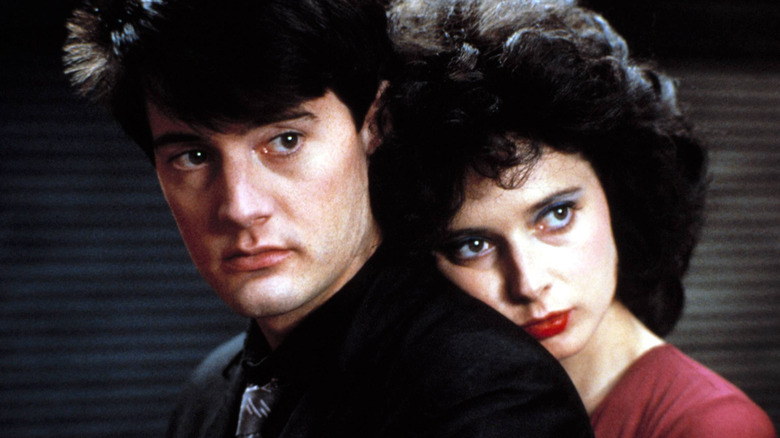 Kyle McLachlan as Geoffrey Beaumont and Isabella Rossellini as Dorothy Valens in the film 