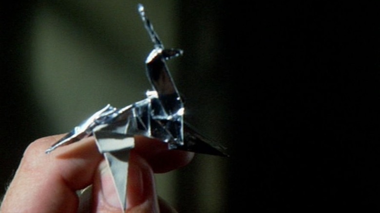 "Blade Runner" origami unicorn