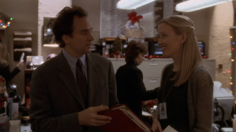 Bradley Whitford and Janel Maloney in The West Wing 