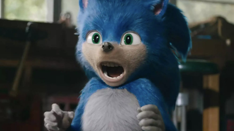 Ugly Sonic in the trailer for Sonic the Hedgehog