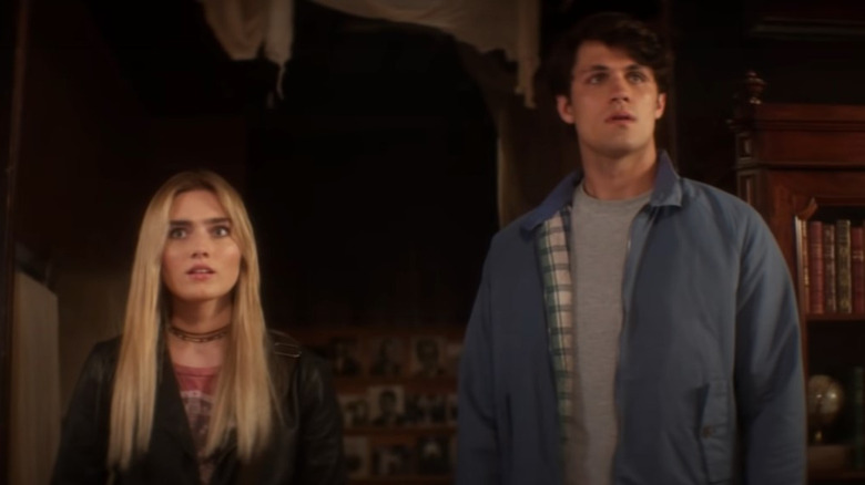 Meg Donnelly and Drake Rodger in 'The Winchesters'