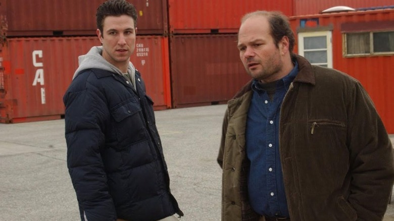 Paolo Schreiber and Chris Bauer in The Wire