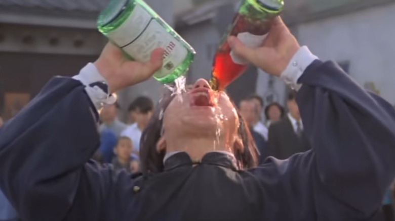 Jackie Chan Drinks Alcohol Drunken Master 2