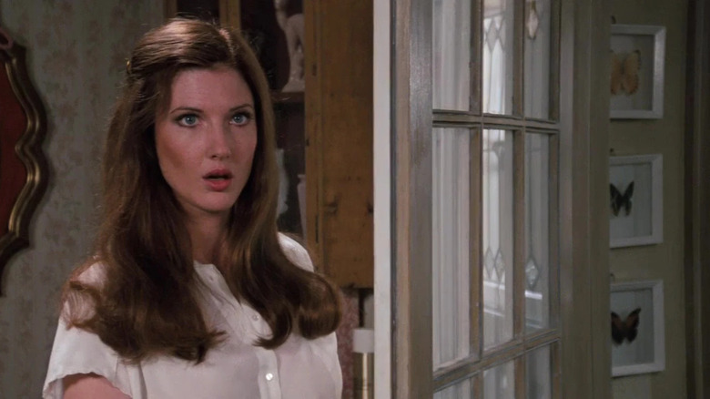 Lana Lang stands with her mouth open in Superman III