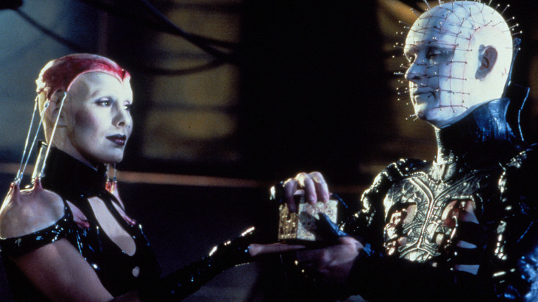 Pinhead and Angelique with Lament Configuration Hellraiser: Bloodline