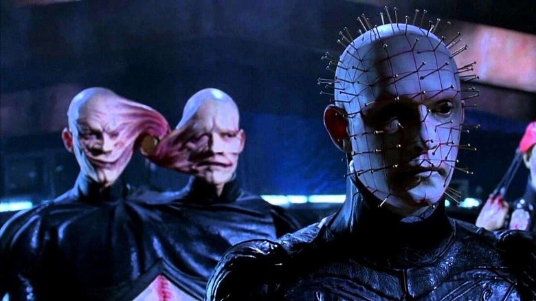 Pinhead with morphed Twins Hellraiser: Bloodline