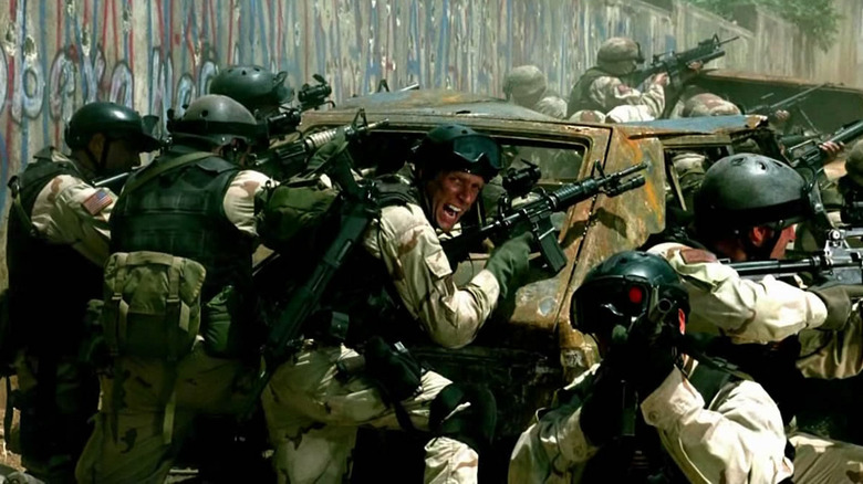 William Fitchner yelling Black Hawk Down