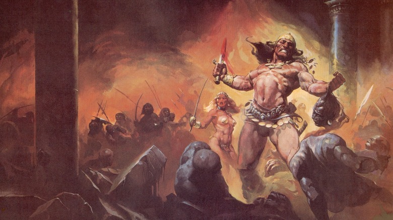 Conan the Barbarian Red Nails Frank Frazetta