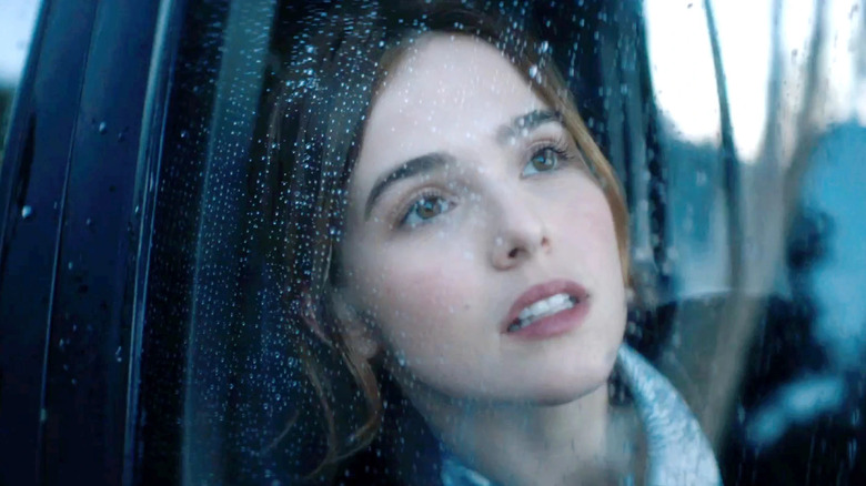 Zoey Deutch looking out window Before I Fall