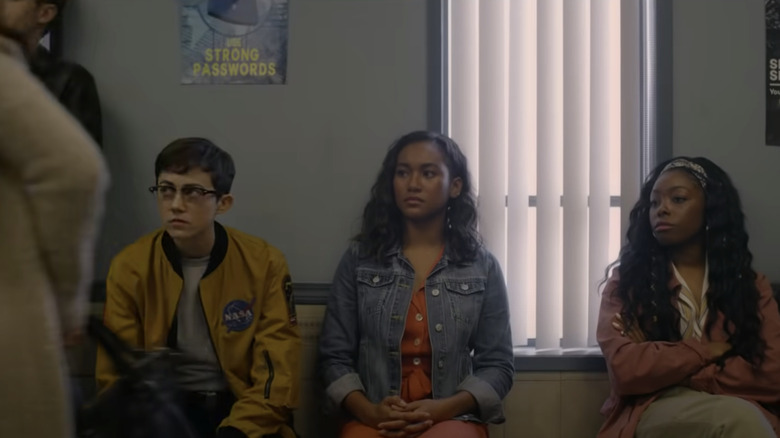 Jesse LaTourette, Sydney Park, and Asjha Cooper in There's Someone Inside Your House