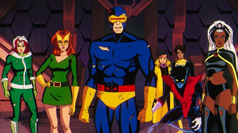 X-Men em trajes clássicos em X-Men '97