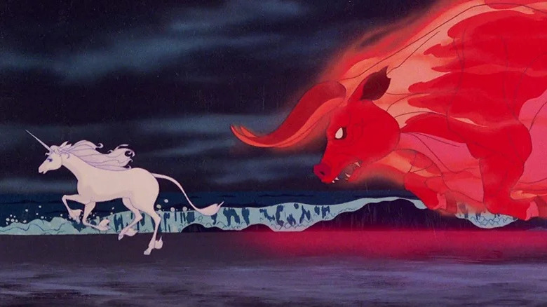 The Last Unicorn and the Red Bull