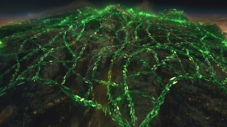 Green Lantern's Parallax in green net