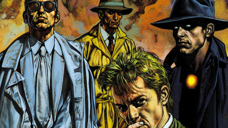 John Constantine with the trenchcoat brigade