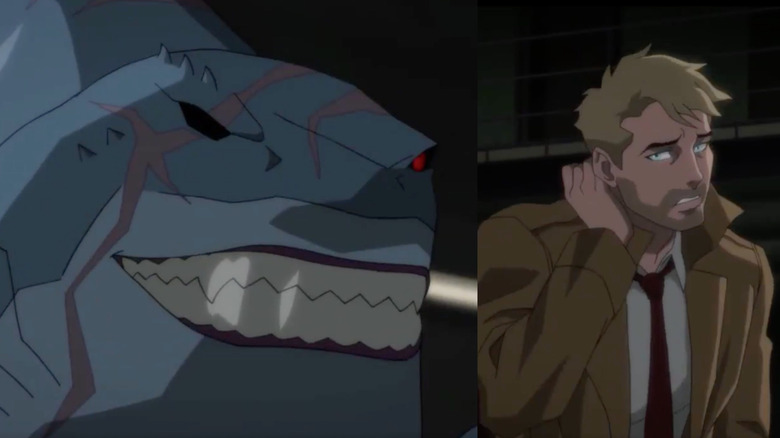 John Constantine shy around King Shark