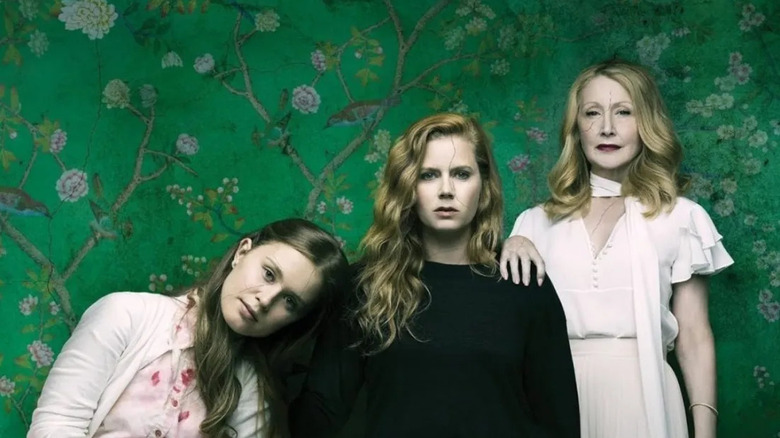 HBO's Sharp Objects poster featuring Amma, Camille, and Adora