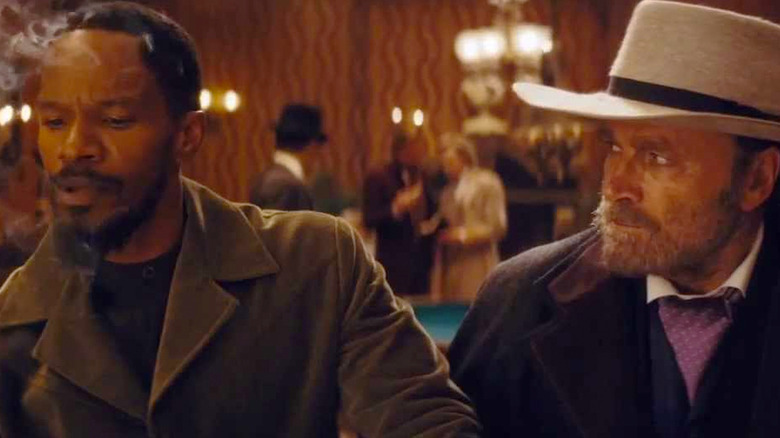Jamie Foxx and Franco Nero in Django Unchained
