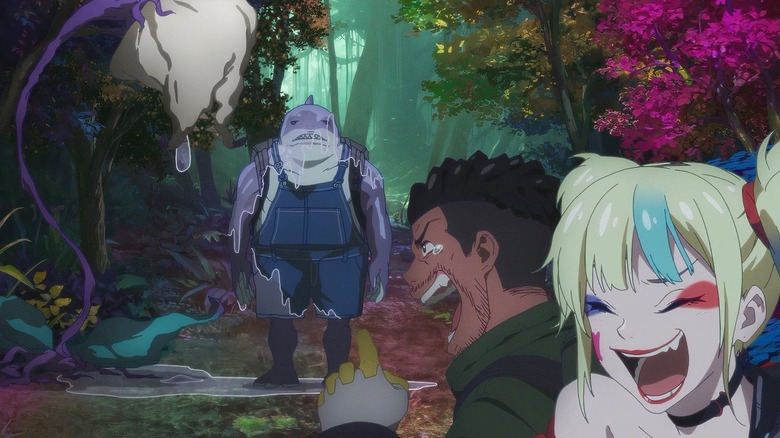 Suicide Squad Isekai, King Shark, Harley Quinn