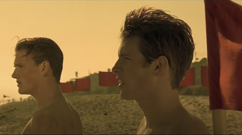 Gattaca young Freeman brothers at the beach