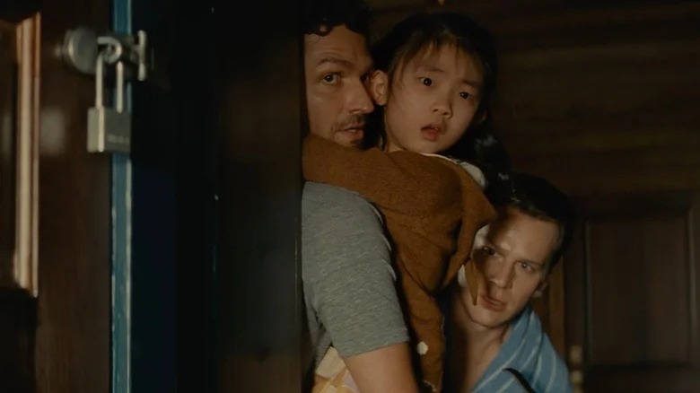 Ben Aldridge, Kristen Cui, Jonathan Groff, Knock at the Cabin