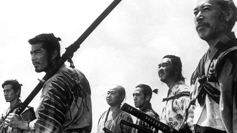 A still from Akira Kurosawa's "Seven Samurai".