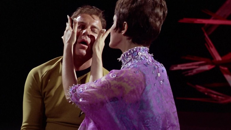 The gem cures Captain Kirk of his pain in the 