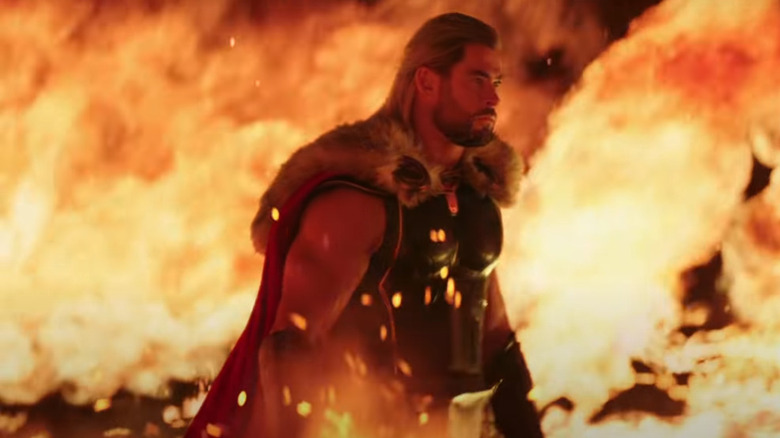 Thor Love and Thunder fire 