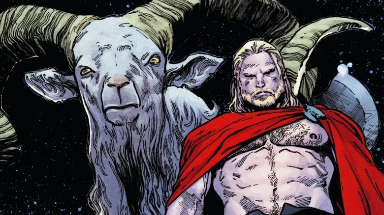 Toothgrinder and Thor from Marvel's comic books