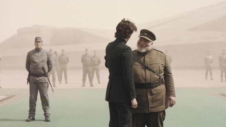 Timothee Chalamet and Stephen McKinley Henderson in Dune