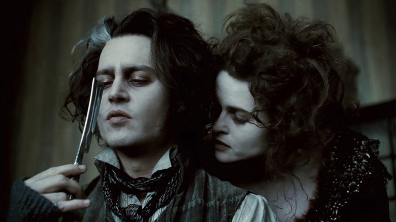 Johnny Depp and Helena Bonham Carter in Sweeney Todd: The Demon Barber of Fleet Street