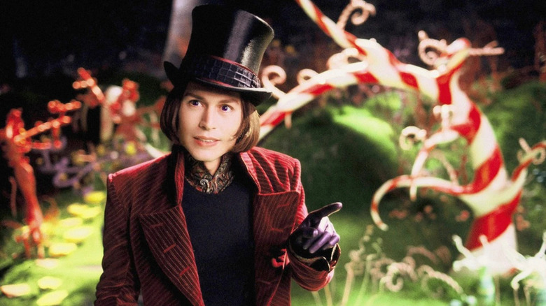 Johnny Depp in Charlie and the Chocolate Factory