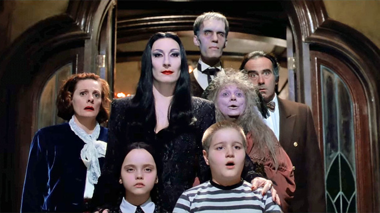 The cast of The Addams Family