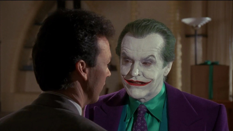 Jack Nicholson and Michael Keaton in Tim Burton's Batman