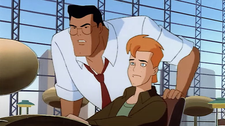 Clark and Jimmy in Superman: The Animated Series