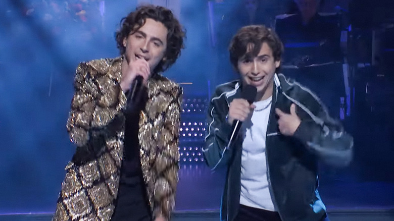 Timothée Chalamet and Marcello Hernandez on SNL