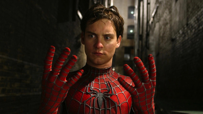 Tobey Maguire as Peter Parker in Spider-Man