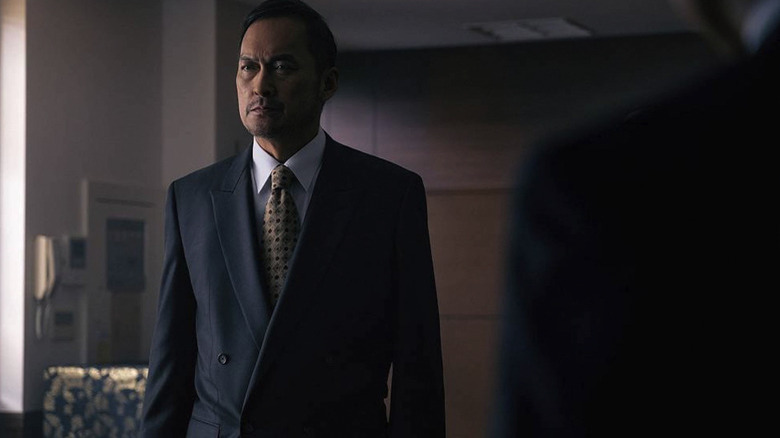 Ken Watanabe in Tokyo Vice wearing a suit