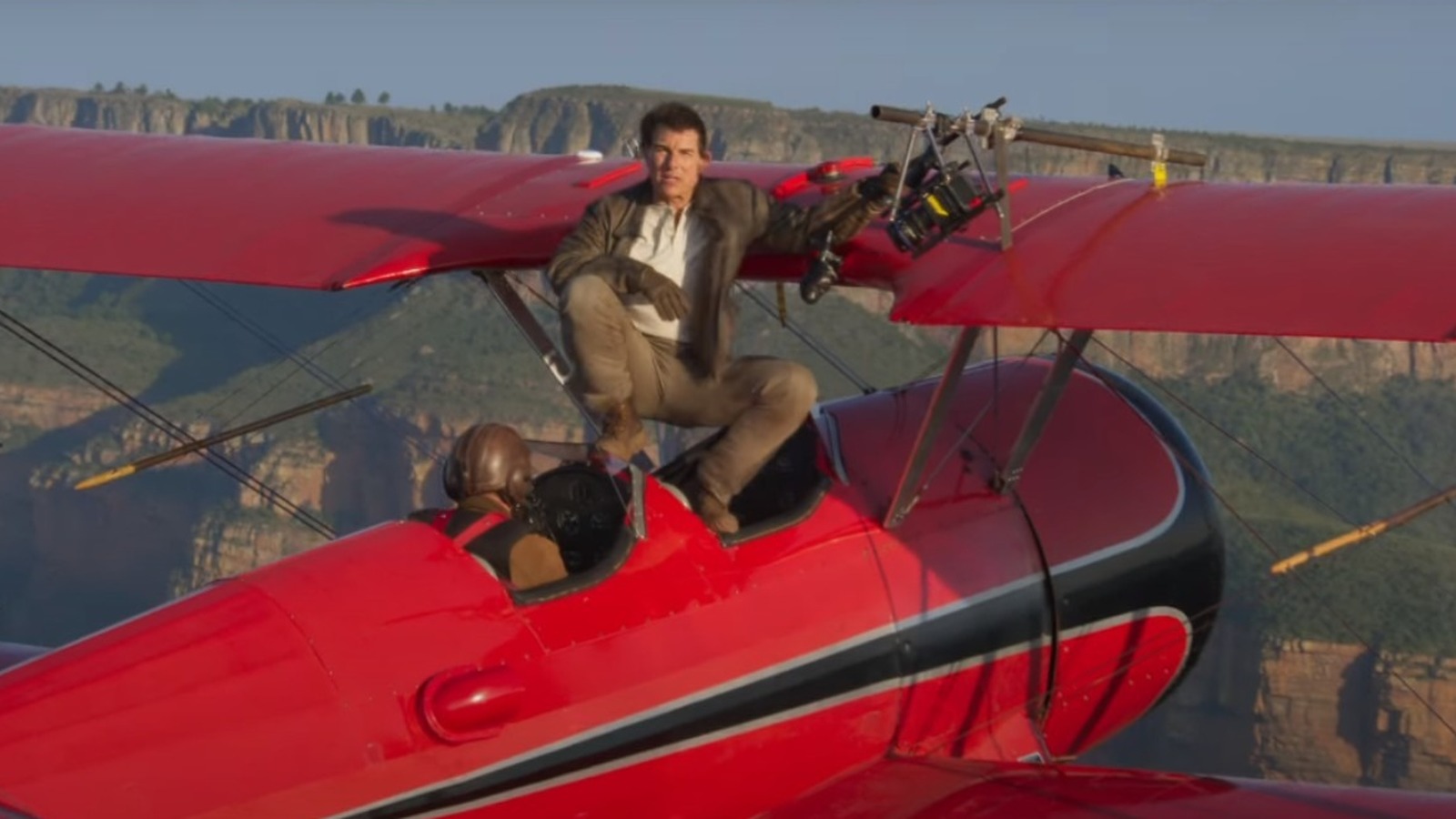 Tom Cruise Casually Stands On A Flying Plane In Mission Impossible