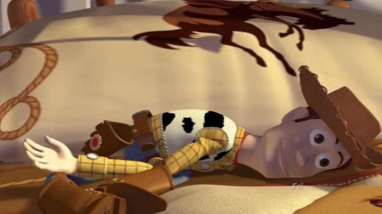"Toy Story" is about a boy's love for his toy, Woody