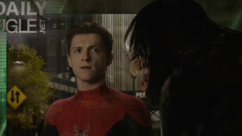 Venom and Spider-Man in Venom 2