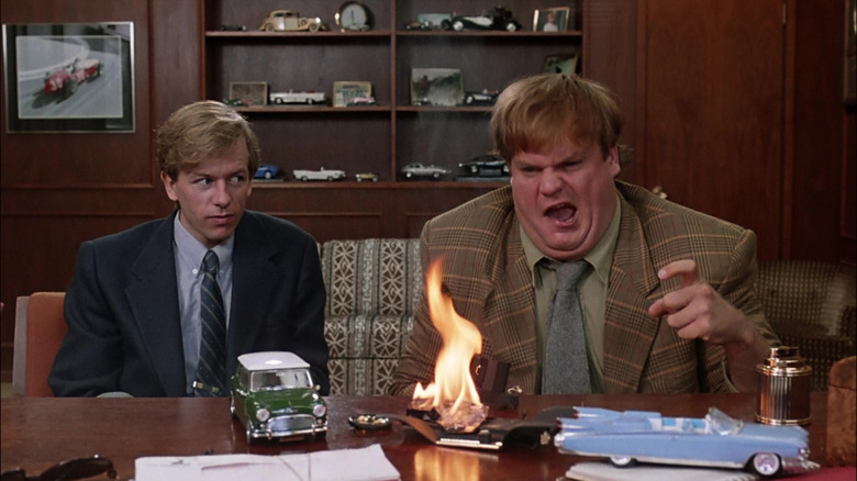 Chris Farley David Spade in Tommy Boy